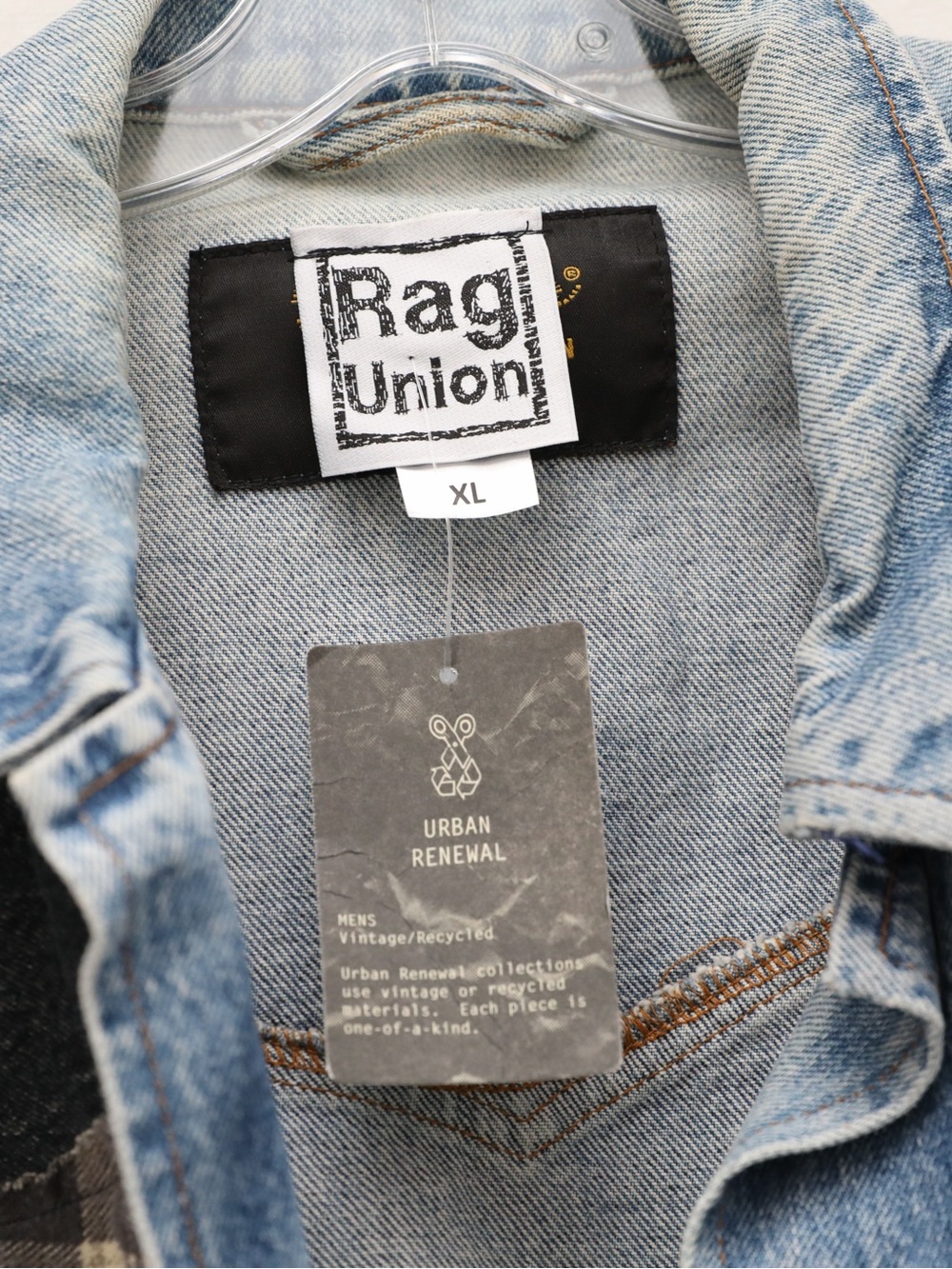 NWT Rag Union Reconstructed Wrangler - Picture 3 of 13